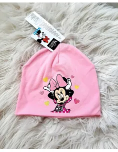 Čiapka Minnie srdiečko pink