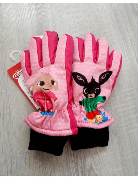 Nepremokavé rukavice Bing pink