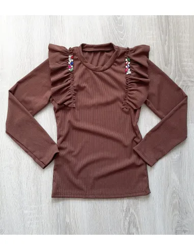 Blúzka style brown