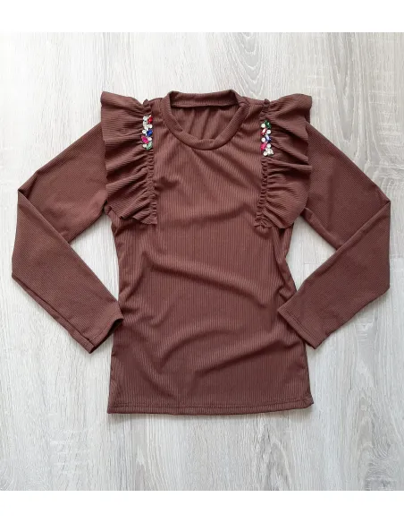 Blúzka style brown