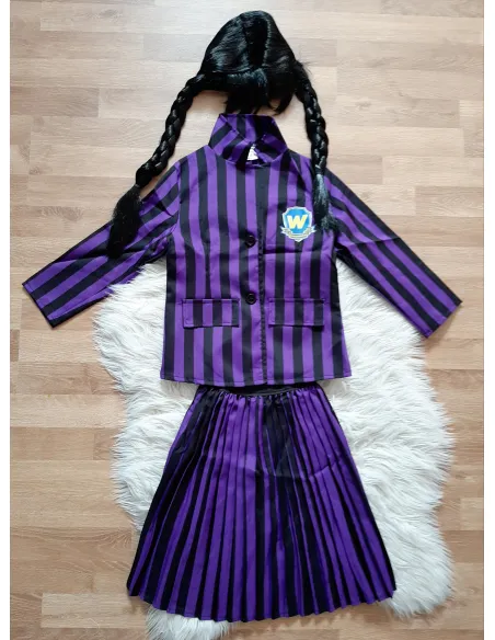 Kostým Wednesday školáčka
