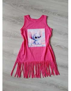 Šaty Stitch pink
