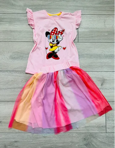 Komplet Minnie pink