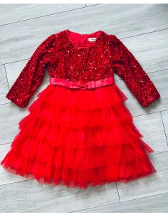 Šaty exclusive red