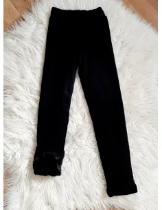 Zateplené legíny black