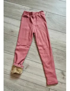 Zateplené legíny pink