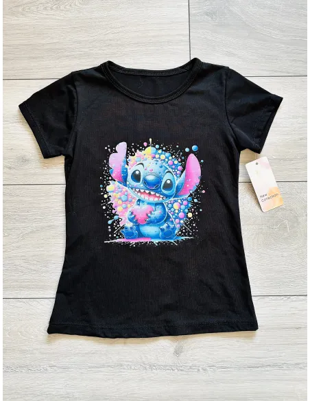 Tričko Stitch black