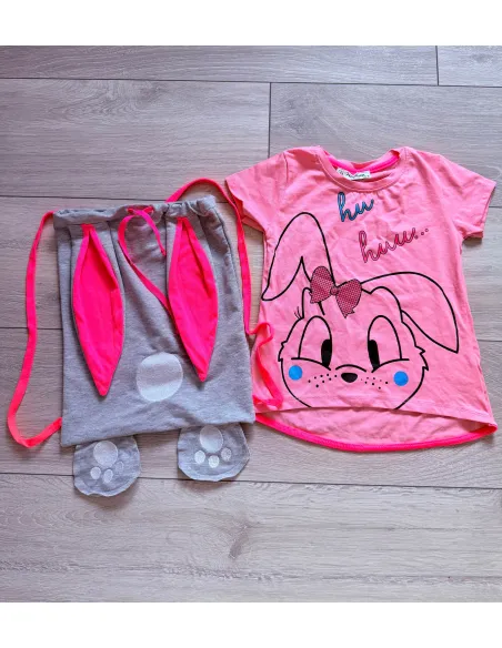 Tričko zajko s ruksakom