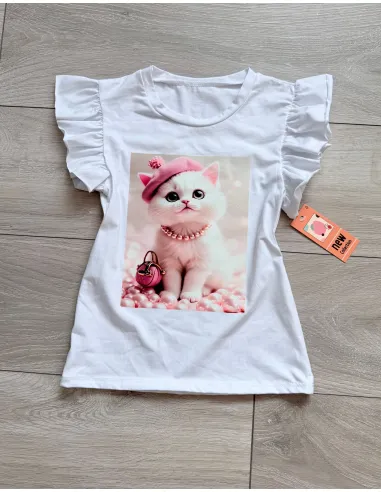 Tričko fashion cat