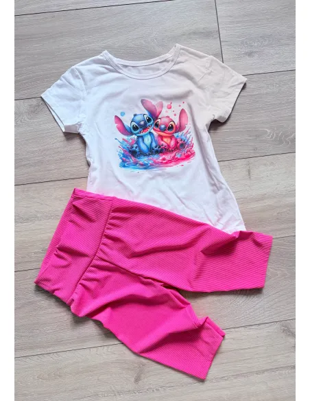 Komplet Stitch pink