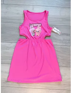 Labubu šaty pinky
