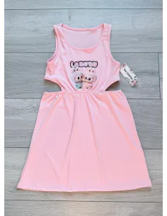 Labubu šaty baby pink