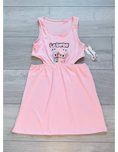 Labubu šaty baby pink
