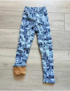 Zateplené legíny jeans