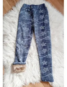 Zateplené legíny star jeans