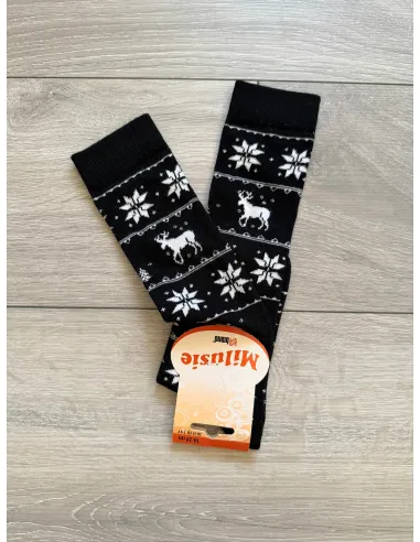 Podkolienky sobík čierne