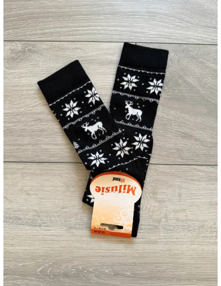 Podkolienky sobík čierne