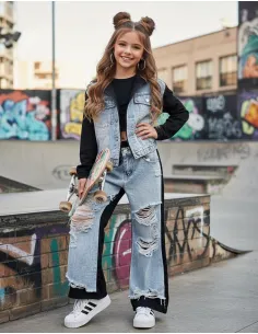 Jeansový komplet star