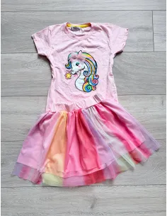 Komplet unicorn pink