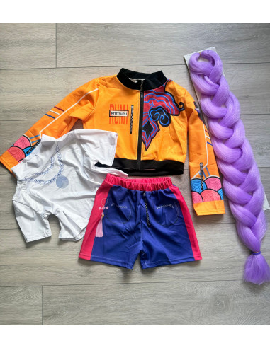 Kostým rumi bez vrkoča