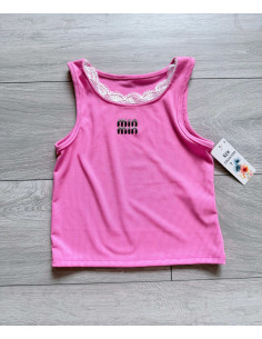 Top miu pink