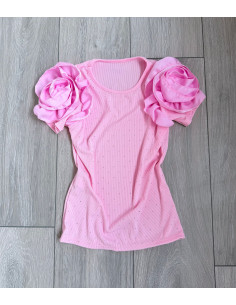 Blúzka rose pink