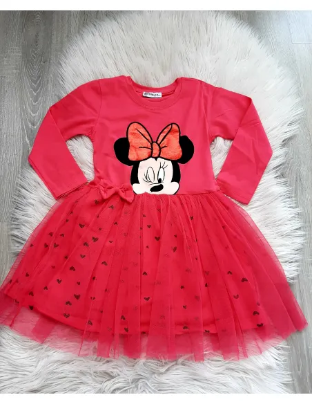 Šaty Minnie cyklámen
