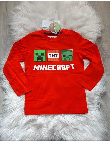 Tričko Minecraft red