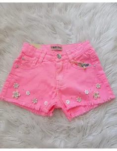 Šortky neon pink